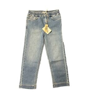 Faherty Eastern Shore Stretch Terry Jeans Kids Size 5 Blue 5 Pocket‎ Design NWT